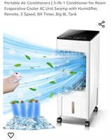 3-IN-1 Portable Air Conditioner/Evaporative