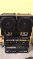 Panasonic mini stereo system AM/FM cassette with