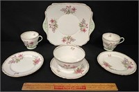 DESIRABLE SHELLEY BONE CHINA LUNCHEON DISHES