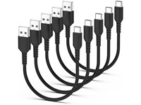 NEW 5PK 1FT USB C Charging Cabels