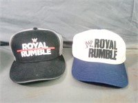 WWE Royal Rumble Hats Like New