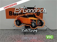 BF Goodrich T/A Tyres Neon Sign