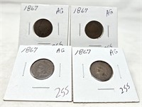 (4) 1867 Cents AG