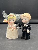 Vintage Japan bride & groom figures