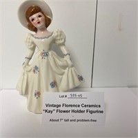 Florence Ceramics "Kay" Flower Holder Figurine