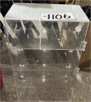 Locking Display Case w Key 12x7.5x21