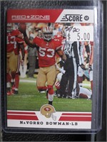 2012 SCORE NAVORRO BOWMAN RED ZONE #D 16/20