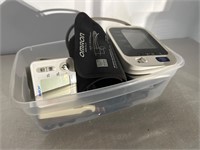 Tub of Blood Pressure Monitors