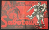 Advertising "Saboteur" from The film Weekly