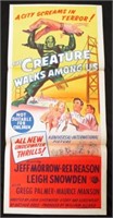 Original "The Creature Walks Among Us" Daybill