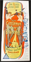 Original "Gentlemen Marry Brunettes" Aust Daybill