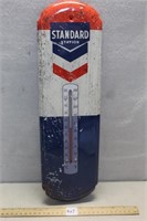 NICE MODERN TIN STANDARD STATION THERMOMETER