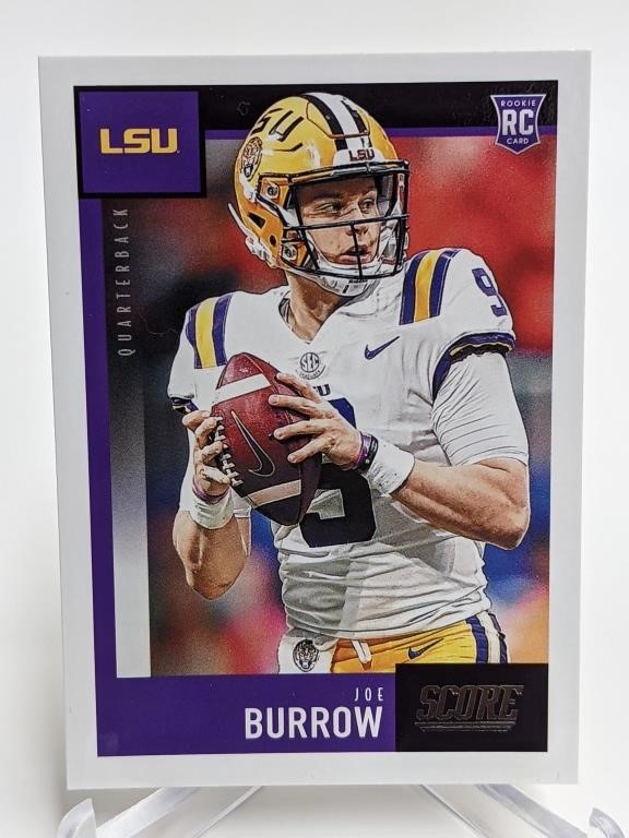 2020 Score Joe Burrow Rc 360 Elite Collectibles 