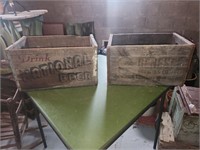 Advertising Beer crates - National & Genesee