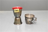 JIGGER, STERLING SILVER CHILD'S CUP
