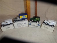 4 ERTL and Liberty Delivery Trucks