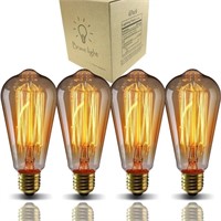 E26 Edison Bulbs, Bravelight Antique Vintage