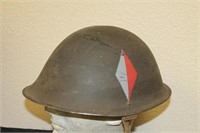 British WW2 MKIII Steel Helmet W/ Painted Insignia