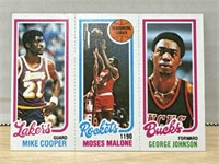 3 Panels 1980/81 Topps Rookie - Mike Cooper /