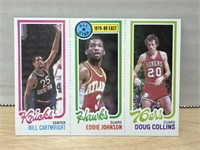 3 Panels 1980/81 Topps Rookie - Bill Cartwright /