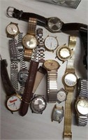 Men's watches: Timex, Bill Blass, watch bands