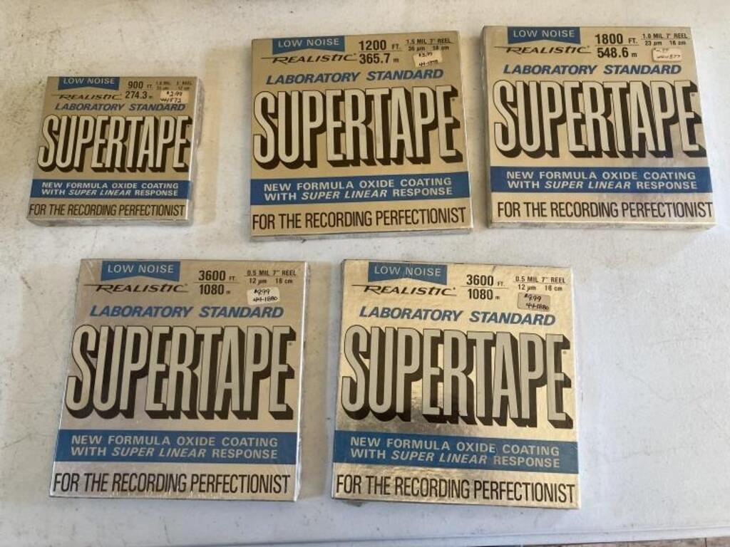 Realistic Super tape 900, 1200, 1800, 3600 ft