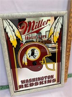 Washington Redskins Miller High Life Mirror