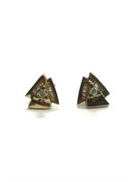 10K gold earrings