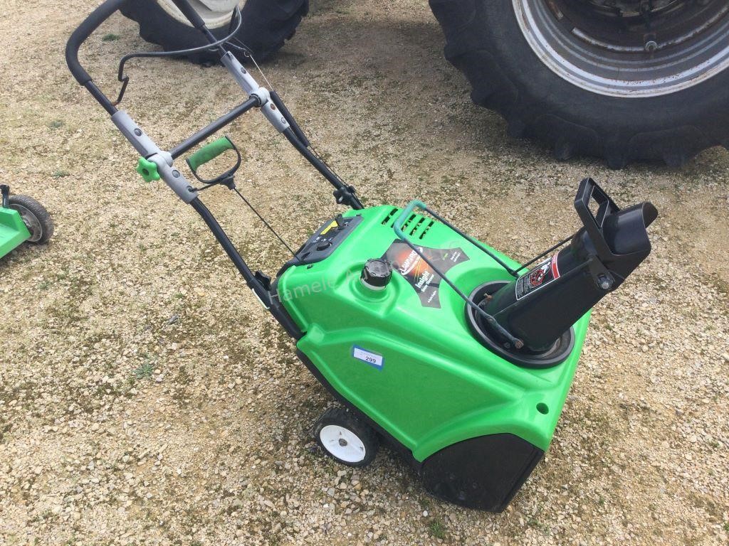 Lawn Boy Insight 21” snow thrower- turns over has