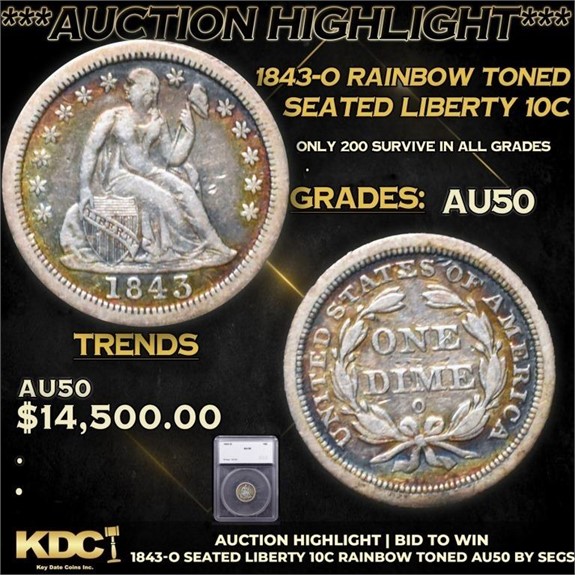 MASSIVE Summer Kickoff! Rare Coin Auction 25 pt 2.3