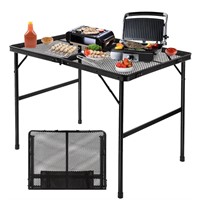 $49.99 Grovind Folding Grill Table  Adjustable