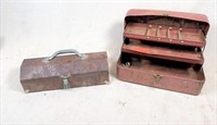 old tool boxes