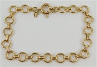 EXPRESS Signed Thick Gold Tone Choker Chain