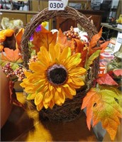 fall foliage basket
