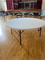 Quality Folding Circular Tables, Many Unused,