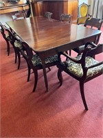 Regency Design Dining Table in Mahogany