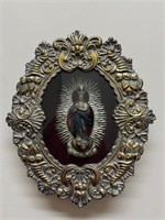 Silver Plated Frame with Child of Prague