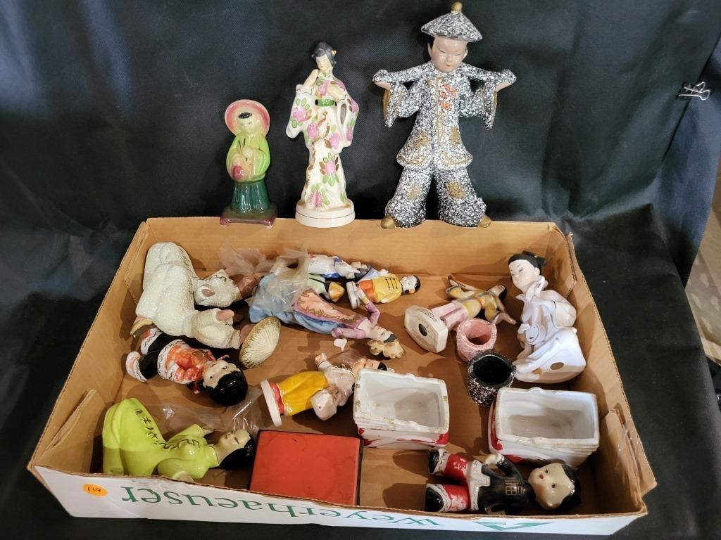 VTG Asian People Figurines & More