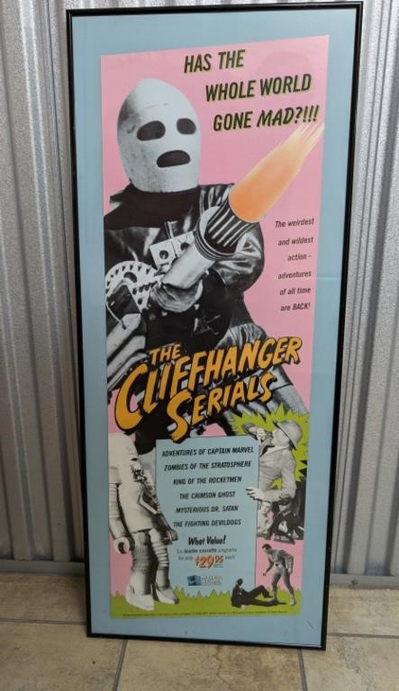 Movie Poster - The Cliffhanger Serials - RARE
