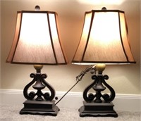 Pair Of Contemporary Style Lamps