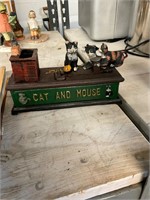 Cast Iron Cat Bank