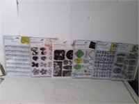 LOT NEW CLEAR RUBBER STAMPS FOR CRAFT