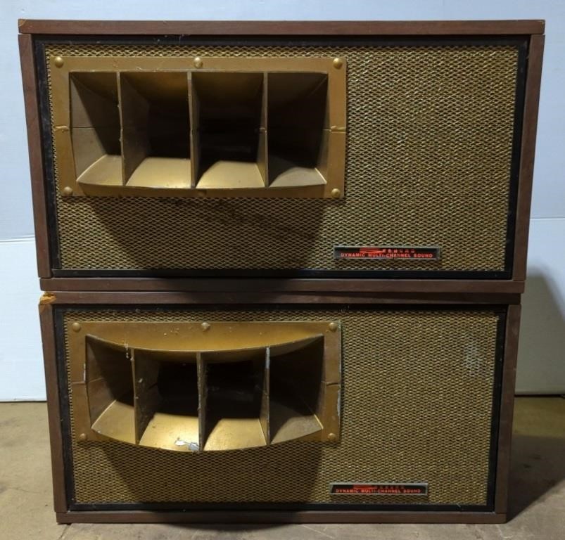 (JL) Seeburg Dynamic Multi Channel Sound Speakers