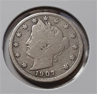 LIBERTY (V) NICKEL-1907-P