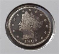 LIBERTY (V) NICKEL-1905-P