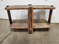 Distressed side table
31" x 16" x 18"