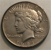 1921-P Peace Dollar