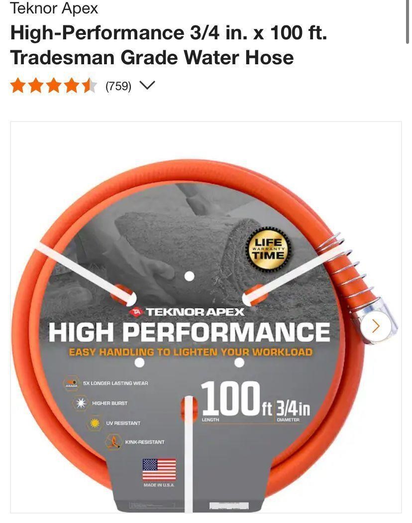 Tradesman Grade Water Hose