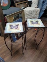 Butterfly Tile Metal Base Stands