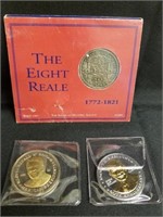 Commemorative 8 Reale & Presidential Medals